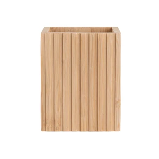 Θήκη Οδοντόβουρτσας Estia Bamboo Essentials Τετραγωνη 8.3X6.5X10.3Cm 02-13097