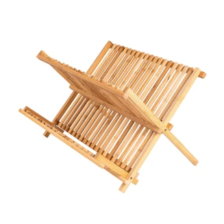 Πιατοθηκη Bamboo Essentials Αναδιπλουμενη 2 Επιπεδων 42X27.5X38Cm Estia 01-12977