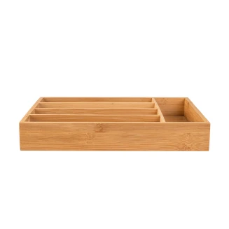 Θηκη Συρταριου Για Μαχαιροπιρουνα Bamboo Essentials 5 Θεσεων 33X23X4.5Cm Estia 01-13028