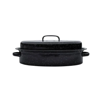 Γάστρα 39.50Πx14.70Υ Estia Enamel Εμαγιε 40X27X15Cm 4.8Lt Με Σχαρα 01-9045