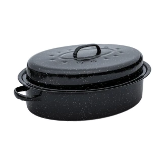 Γάστρα Estia Enamel Εμαγιε 46X32X18Cm 7.8Lt Με Σχαρα 01-9052