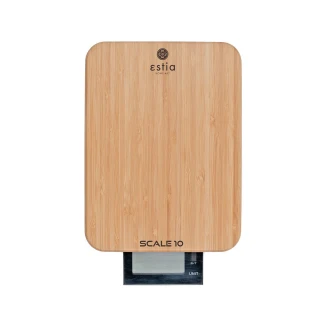 Ζυγαριά Κουζίνας Ψηφιακή Μέγιστου Βάρους 10kg Estia Scale 10 Bamboo 06-12038