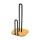ESTIA ΒΑΣΗ ΓΙΑ ΡΟΛΟ ΚΟΥΖΙΝΑΣ BAMBOO ESSENTIALS ΜΕΤΑΛΛΙΚΗ 16x16x31.3cm