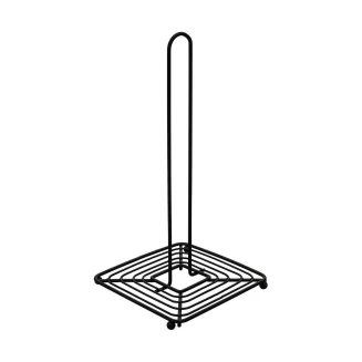 Βαση Για Ρολο Κουζινας Metal Black Μεταλλικη 30X15.5Cm Μαυρη Estia 01-1339