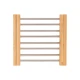 ESTIA ΒΑΣΗ ΜΑΓΕΙΡΙΚΟΥ ΣΚΕΥΟΥΣ BAMBOO ESSENTIALS ME ΑΝΟΞΕΙΔΩΤΟ ΑΤΣΑΛΙ ΠΤΥΣΣΟΜΕΝΗ 22x21.3x2.2cm