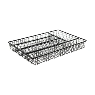 Θηκη Συρταριου Metal Black  Μεταλλικη 36X26Cm Μαυρη Estia 01-5658