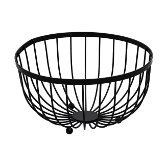 Φρουτιερα Μεταλλικη 25X13Cm Μαυρη Estia 01-1407