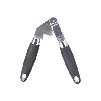 Πρεσσα Σκορδου Ανοξειδωτη 19Cm Με Εργονομικη Λαβη Σιλικονης Estia 01-2954