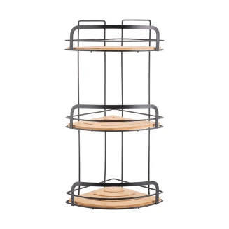 Εταζέρα Estia Bamboo Essentials Μεταλλικη Γωνιακη 3 Θεσεων 49X19.5X19.5Cm 02-12786