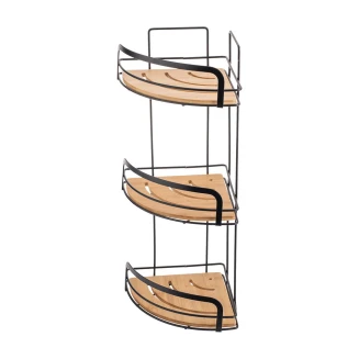 Εταζέρα Estia Bamboo Essentials Μεταλλικη Γωνιακη 3 Θεσεων 49X19.5X19.5Cm 02-12786