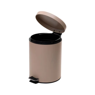 Χαρτοδοχείο Μπάνιου 5Lt 26.50x28.00 Estia Classic Ματ Μπεζ 02-3784