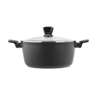 Κατσαρολα Cuisson Αντικολλητικη Πρεσσαριστου Αλουμινιου 28Cm Estia 01-11130