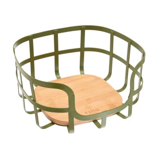 Φρουτιερα Bamboo Essentials Με Ατσαλι Λαδι Estia 01-14162