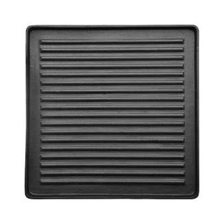 Πλακα Ψησιματος Iron 2 Οψεων Μαντεμενια 38X38Cm Estia 01-15213