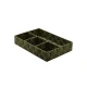ESTIA ΚΑΛΑΘΙ ΟΡΓΑΝΩΣΗΣ 4 ΘΕΣΕΩΝ 33x23x6cm OLIVE GREEN