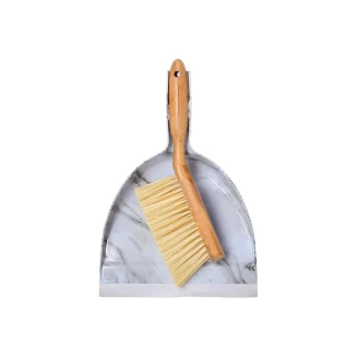 Σκουπα Με Φαρασι Χειρος Bamboo Essentials Marble Estia 04-14360