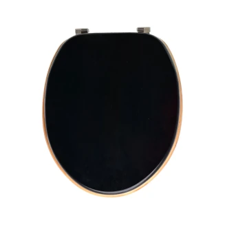 Καπάκι Λεκάνης Bamboo Essentials Μαύρο Estia 02-15336