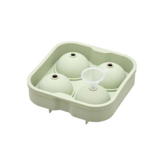 Παγοθήκη Σιλικόνης Estia 4 Θέσεων Σφαιρικό Σχήμα Mint Green 01-15022