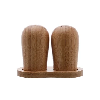 Δοχειο Για Αλατι/Πιπερι Bamboo Essentials Σετ 2 Τεμ. Estia 01-14605