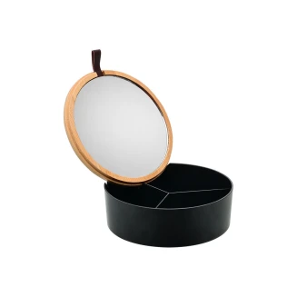 Κουτι Αποθηκευσης Και Οργανωσης Μπανιουbamboo Essentials Με Καθρεφτη Estia 02-15329