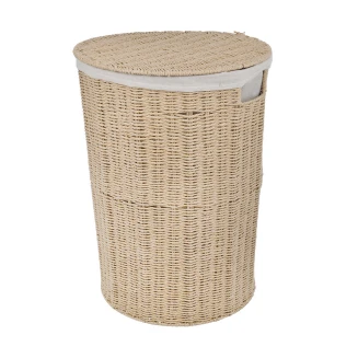 Καλάθι Απλύτων Botanica 40x40x55cm Mε Εσωτερική Επένδυση&Καπάκι Estia 02-18740