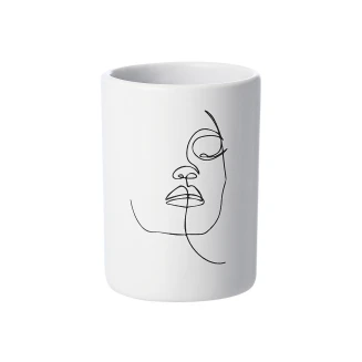 Ποτηράκι Μπάνιου  Estia Line Art  Λευκο