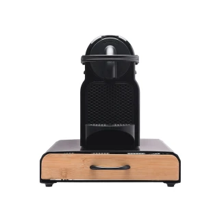 Θήκη Για Κάψουλες Espresso Bamboo Essentials Estia Μεταλλική Συρταρωτή 60 Θέσεων Μαύρη 01-19884
