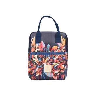 Τσάντα Φαγητού Save The Aegean Ισοθερμική 7Lt Vibrant Vortex Estia 01-22419