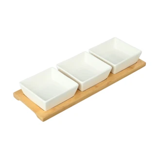 Μπολάκια Bamboo Estia Essentials Με Βάση Bamboo Σετ 3 Τεμαχίων 01-20231