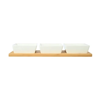 Μπολάκια Bamboo Estia Essentials Με Βάση Bamboo Σετ 3 Τεμαχίων 01-20231