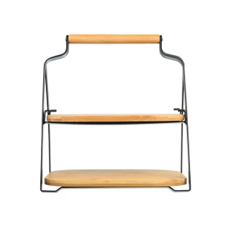 Δίσκος Σερβιρίσματος Bamboo Essentials Διόροφος Estia 01-20811