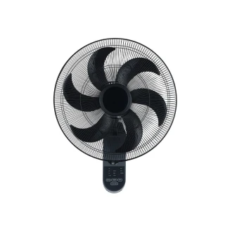 Ανεμιστήρας Επιτοίχιος Bow 45cm 75w Μαύρος Με Τηλεχειρηστήριο 06-21177