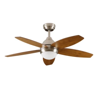 Ανεμιστήρας Οροφής Celeste Estia 111cm 70w Με Αντιστρέψιμα Πτερύγια 06-21207 Μπέζ-Καφέ