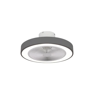 Ανεμιστήρας Οροφής Estia Halo Flow 50cm 15w Με Cct Led Φωτισμό 45W & Τηλεχειριστήριο Γκρί