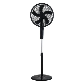 Ανεμιστήρας Σταντ Επιδαπέδιος Estia Aither 40cm 45w Με Χρονοδιακόπτη Μαύρος 06-21160