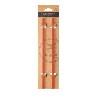 Ανταλλακτικά Καλαμάκια 2 Τεμαχίων 900ml Estia Straw Tumbler XL Olympiacos Bc 01-36218