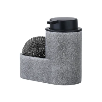 Αντλία Σαπουνιού Πιάτων Με Μαύρο Σφουγγαράκι Γκρί Estia 02-33965