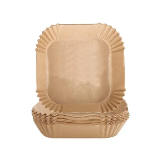 Αντικολλητικό Χαρτί Ψησίματος Estia Για Φριτέζα Αέρος Τετράγωνο Σετ 100 Τεμαχίων 23x23cm 01-26905