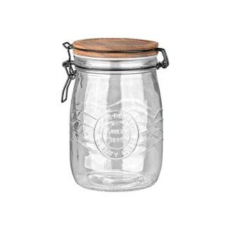 Δοχείο Αποθήκευσης 1000ml Με Κλίπ Καπάκι Estia Allure Γυάλινο 01-23904