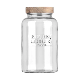 Δοχείο Αποθήκευσης 2000ml Estia 12x12x21.6cm Allure Γυάλινο 01-31480