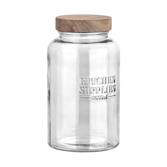 Δοχείο Αποθήκευσης 2000ml Estia 12x12x21.6cm Allure Γυάλινο 01-31480