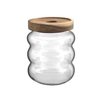 Δοχείο Αποθήκευσης 500ml Estia 9.5x9.5x12 Allure Γυάλινο 01-31510