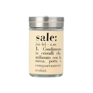 Δοχείο Για Αλάτι 4.8x8.2cm Estia Allure Γυάλινο Μπέζ 01-28787