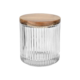 Δοχείο Για Βαμβάκι Estia Allure Γυάλινο Διαφανές 02-25892