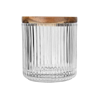 Δοχείο Για Βαμβάκι Estia Allure Γυάλινο Διαφανές 02-25892