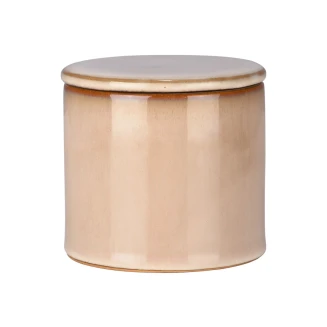 Δοχείο Για Βαμβάκι Estia 8.5x8.5x9cm Κεραμικό Satin 02-27780