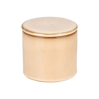 Δοχείο Για Βαμβάκι Estia 8.5x8.5x9cm Κεραμικό Satin 02-27780