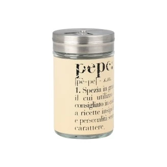 Δοχείο Για Πιπέρι 4.8x8.2cm Estia Allure Γυάλινο Μπέζ 01-28770