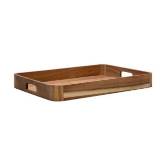 Δίσκος Σερβιρίσματος Ορθογώνιος 42x32x5cm Με Λαβές Μεταφοράς Estia Allure 02-30087