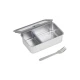 ESTIA ΦΑΓΗΤΟΔΟΧΕΙΟ CLICK&SEAL ΓΥΑΛΙΝΟ 1050ml 21.6x16.5x7.4cm ΜΕ ΚΑΠΑΚΙ ΠΛΑΣΤΙΚΟ IVORY